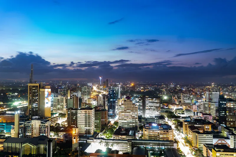 Nairobi at dusk